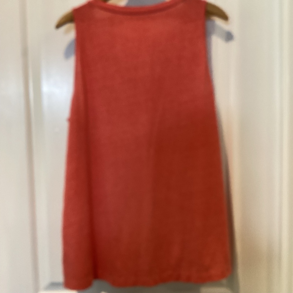 ⛸️Sonoma Women's Bright Coral Tank Top - Picture 7 of 9